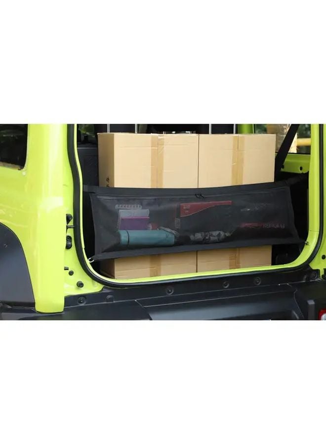 Heavy Duty Adjustable Trunk Cargo Net Strap System For Suzuki Jimny JB64 JB74 2019 2025 Black - Image 4